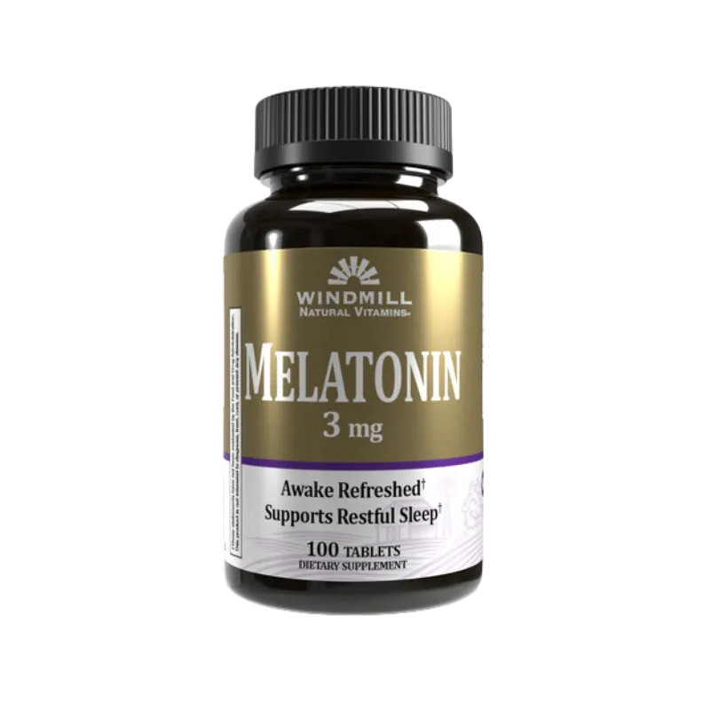 Windmill Melatonin 3mg Sleep Aid 褪黑素助眠片 (100s粒裝)