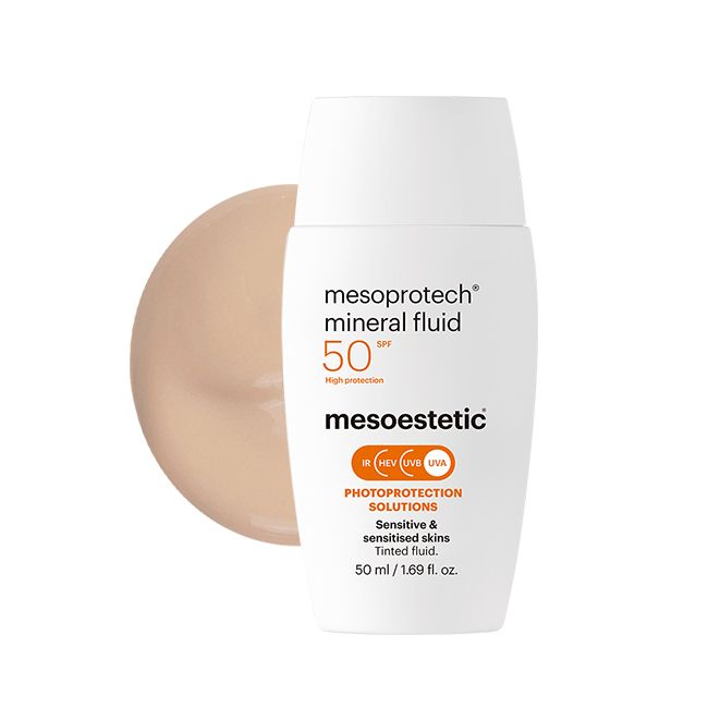 Mesoestetic Mesoprotech® Mineral Fluid 全物理光子防曬乳 SPF50 (自然膚色) new 50 ml